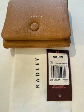 Radley London Womens Leather Mallow Street Small Flapover Purse,beige,butter